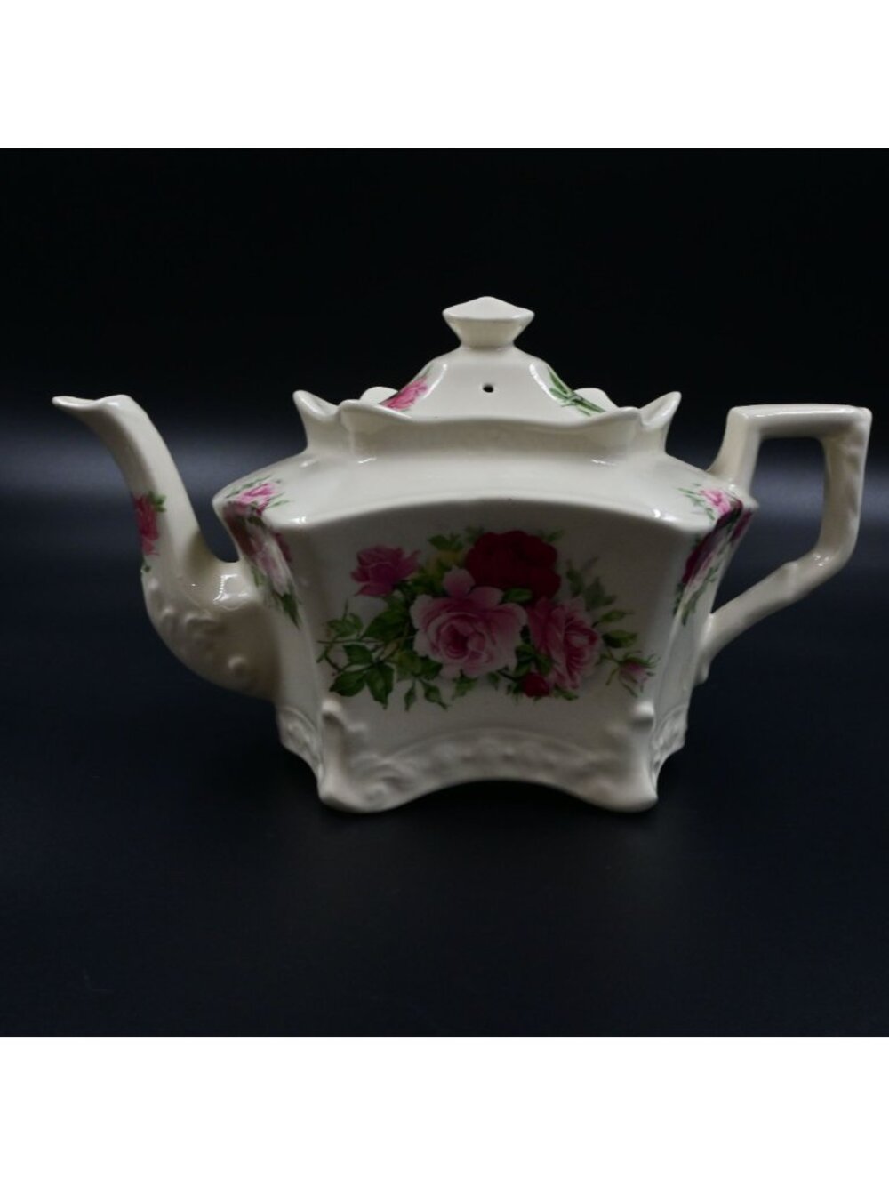 Crowne Oakes Designs New York Rose Tea Set - Teapot, Cream, Sugar Canisters - Picture 9 of 11